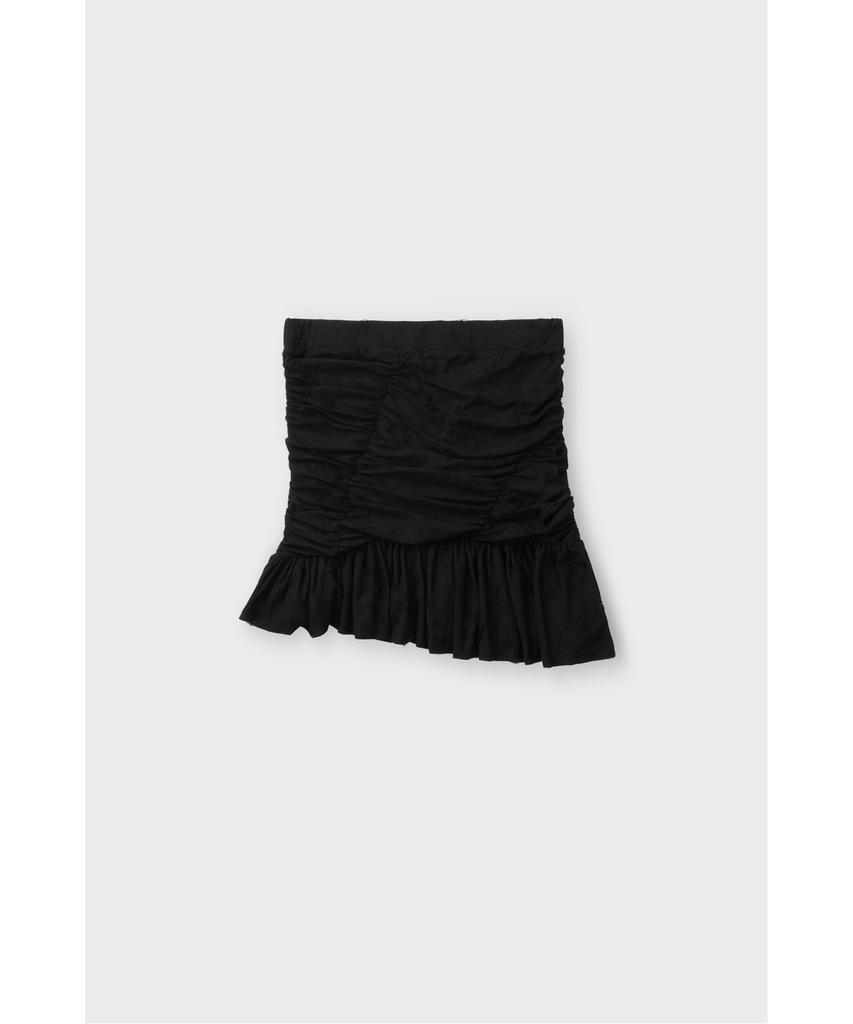 IROWOMEN Hibiscus Net Stitch Shirring Skirt Iokaa26102Bkx