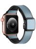 Ремешок из натуральной кожи для Apple Watch 45мм 44мм 40мм 41мм 49мм 42мм Магнитный браслет correa Серия 9 8 7 6 5 4 SE Ultra 2