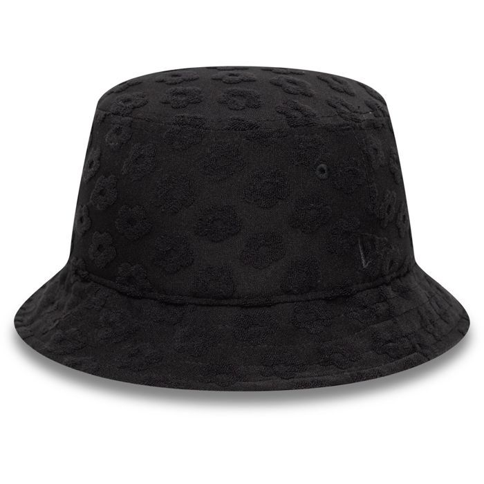 New Era Adventure Femme Bucket Hat - TOWELLING noir