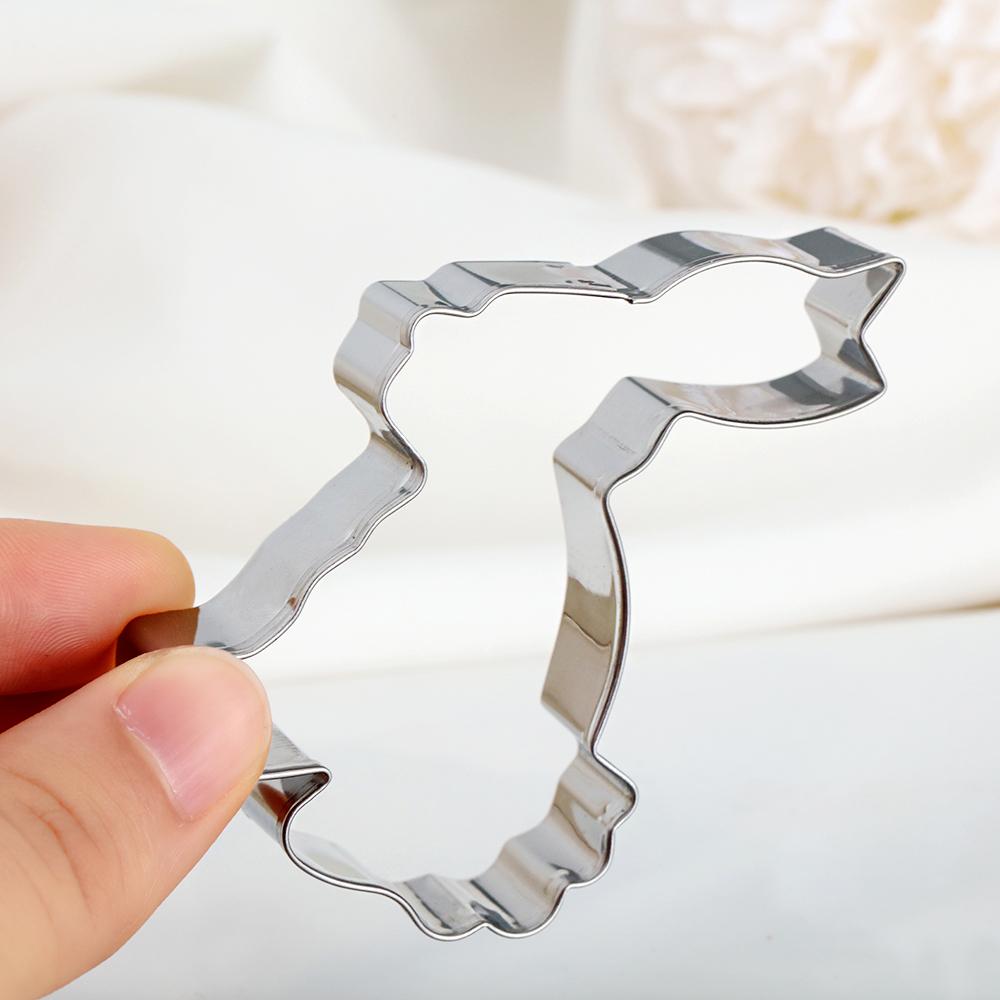 1/3PCS Radish Sugarcraft Stainless Steel Biscuit Mould Cake Mold Easter Rabbit Easter Cookies Cutter