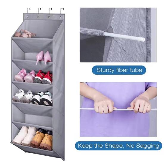 Store Shoes Keep Neat Sturdy Large Capacity Door Back Hanging Shoe Holder Wall Storage Bag