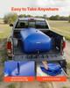 Water Storage Bladder 1000L Large Capacity Water Bag, Portable & Collapsible Soft Waters Container, Leakproof & Tear-Resistant PVC Emergency Waters