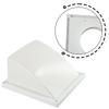 Duct Air Outlet Air Outlet Reliable Spring-less White Exterior Wall Exhaust Outlet Multifunction Rainproof New