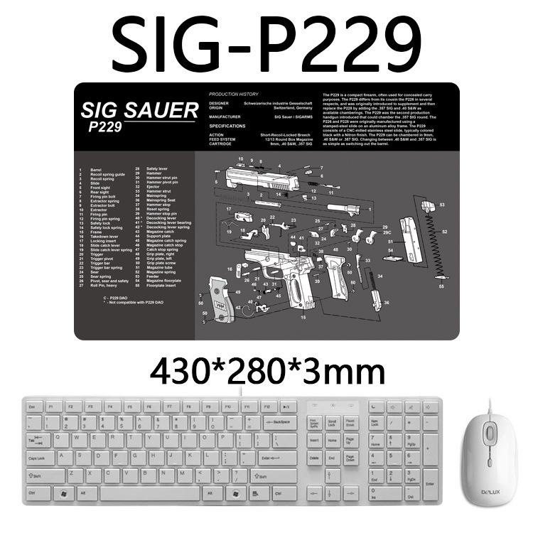 Ergonomic Mouse and Desk Pad for Office Use