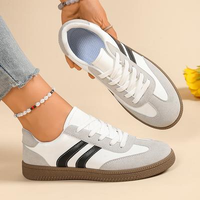 Модные кроссовки смешанных цветов, легкие, удобные, на вулканизированной подошве, женские, на толстой подошве, нескользящие, женские, осенние, дышащие, на шнуровке, повседневные