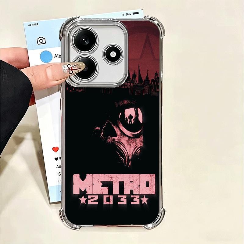 Мягкий чехол для телефона Metro 2033 для Xiaomi Poco X7 X8 Pro Max X6 X5 X3 F8 Ultra F7 M8 M7 M5S Redmi 15C 15A 15 14C 13C 12C 13 12