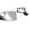 Replacement Driver Left Side Mirror Glass Heated With Back Plate For Chevrolet Silverado GMC Sierra From  To 2024