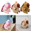 Рюкзак Capybara Plush - Стильная школьная сумка с принтом животных