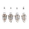 4Pcs 2?Stroke Spark Plug Fit for PW50 PW80 PW60 LT50 LT80 Scooter Motorcycle E6TC