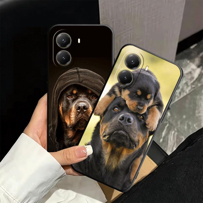 Rottweiler Dog Soft Phone Case for Xiaomi Poco X5 X6 X7 X8 Pro Max X3 F7 F8 Ultra M8 M7 M6 M5 Redmi 15 15C 14C 13C 12C X4 F6