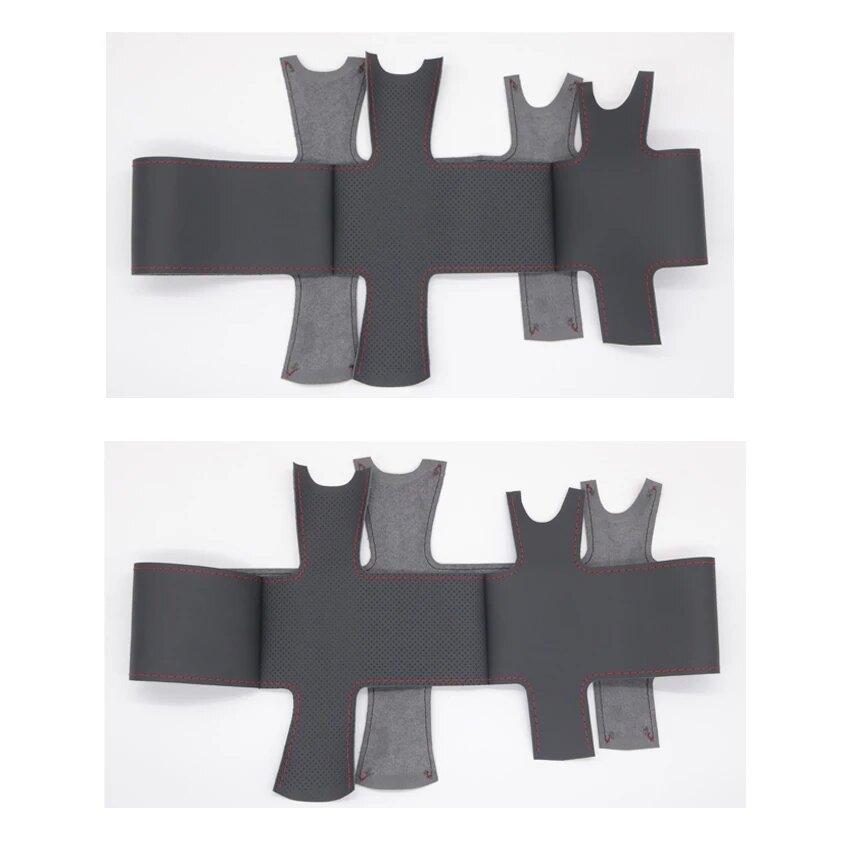 Черный противоскользящий чехол на руль из искусственной кожи для Chevrolet Silverado 1500 Avalanche Blazer K 1500 Chevy Van Tahoe 1999-2002