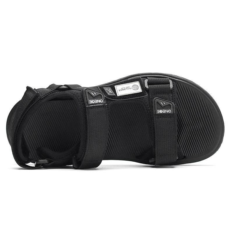 Модные мужские сандалии 2025 Молодежные мужские туфли с пряжкой для вождения, для улицы, пляжная обувь, легкие, молодежный тренд