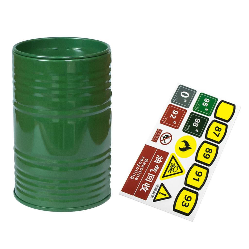 Remote Control Toy Upgraded Accessories Car Decoration Oil Barrel for 1/8 1/10 Vehicle Part Metal Oil Barrel Car Part