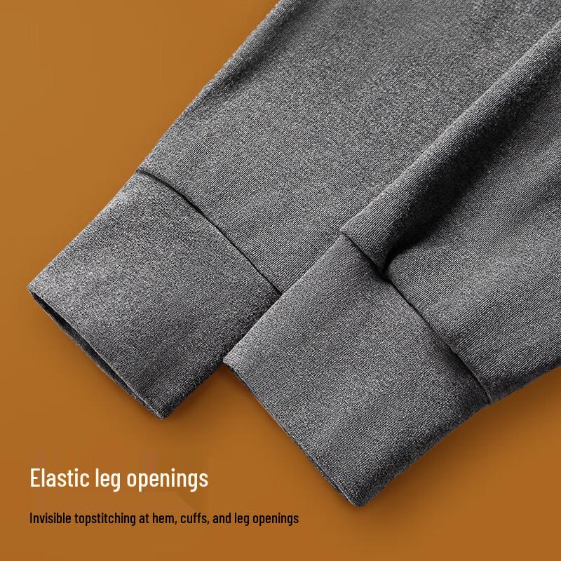 Yu Zhaolin Men's Seamless Cotton Thermal Long Johns