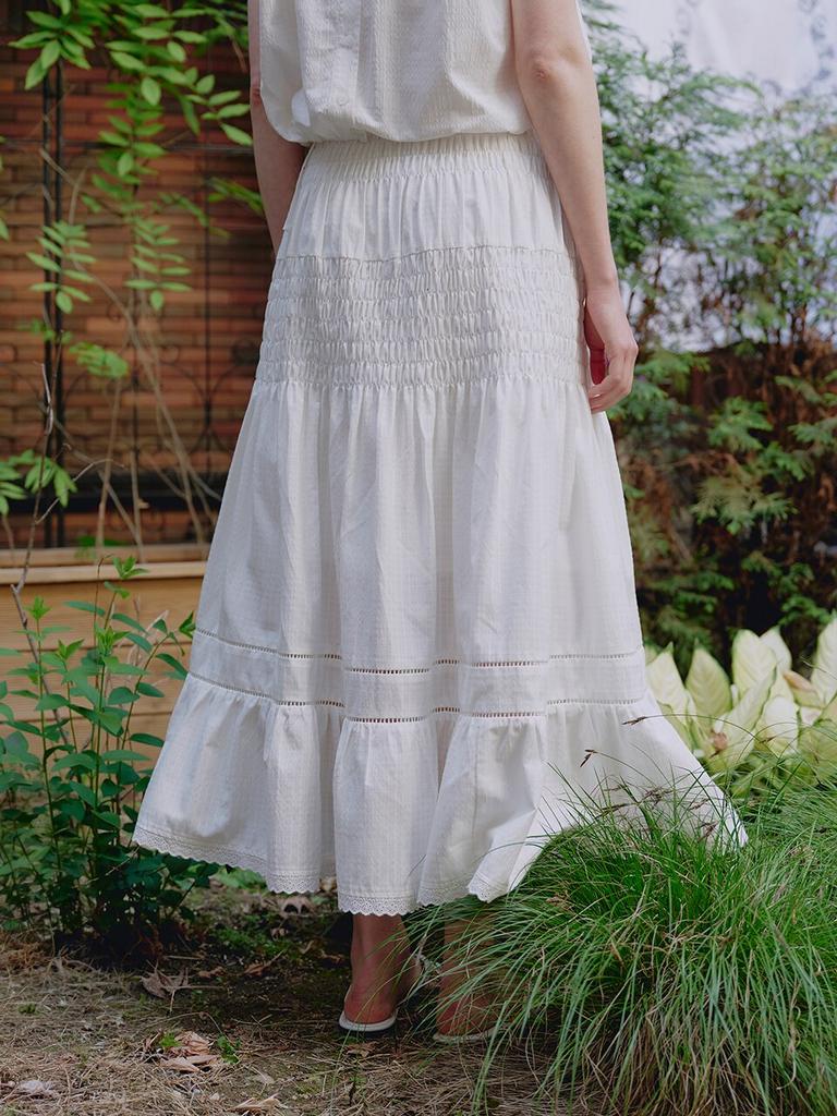 Mwimwieleu Ethereal Long Flare Skirt Mu2635Sk317M