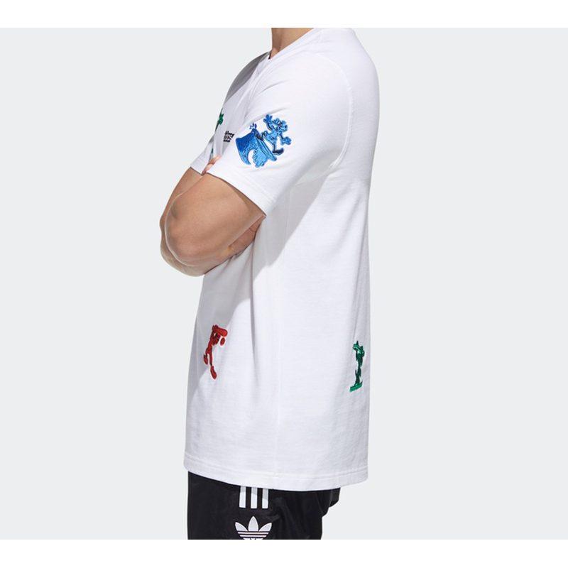 adidas X Disney/ X Disney Гуфи T2 Футболка Мужская Белая GP6478