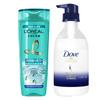 Набор: Питающий гель для душа и шампунь L'Oreal против перхоти
