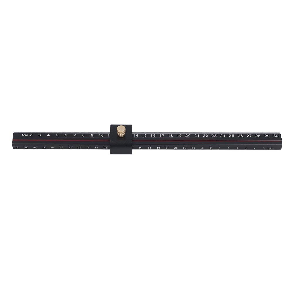 Clear Accurate Scales Sliding Ruler Adjustable Angle T Square Ruler L Shaped Ruler For Carpenter