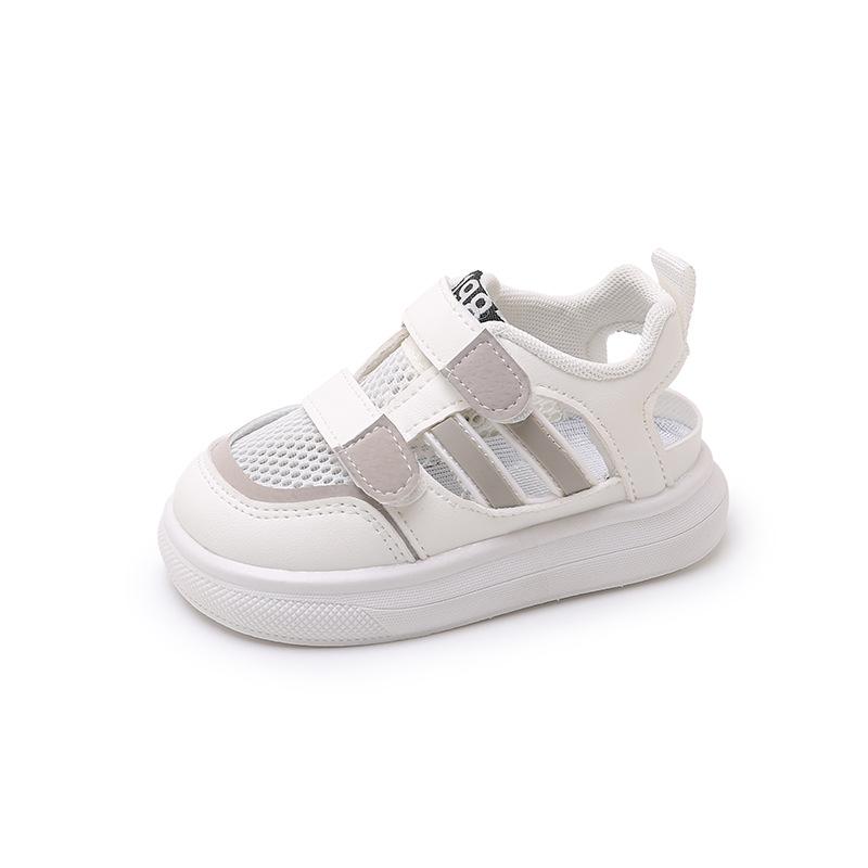 Baby Sandals Girls Summer 2025 New Baotou Sports Single Mesh Shoes Medium and Small Children Boys Beach Sandals