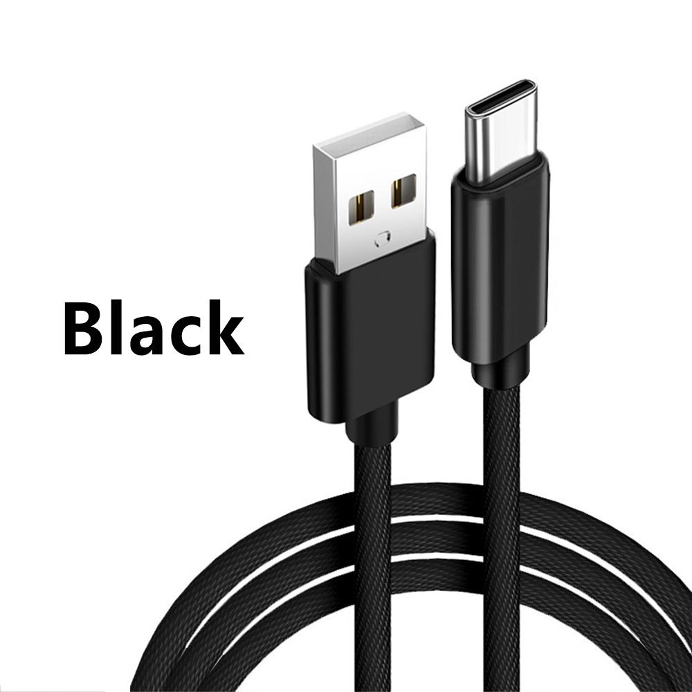 USB A к Type C нейлоновый плетеный провод зарядный кабель дата синхронизация кабель 3A быстрая зарядка для Samsung Android USB C мобильный телефон