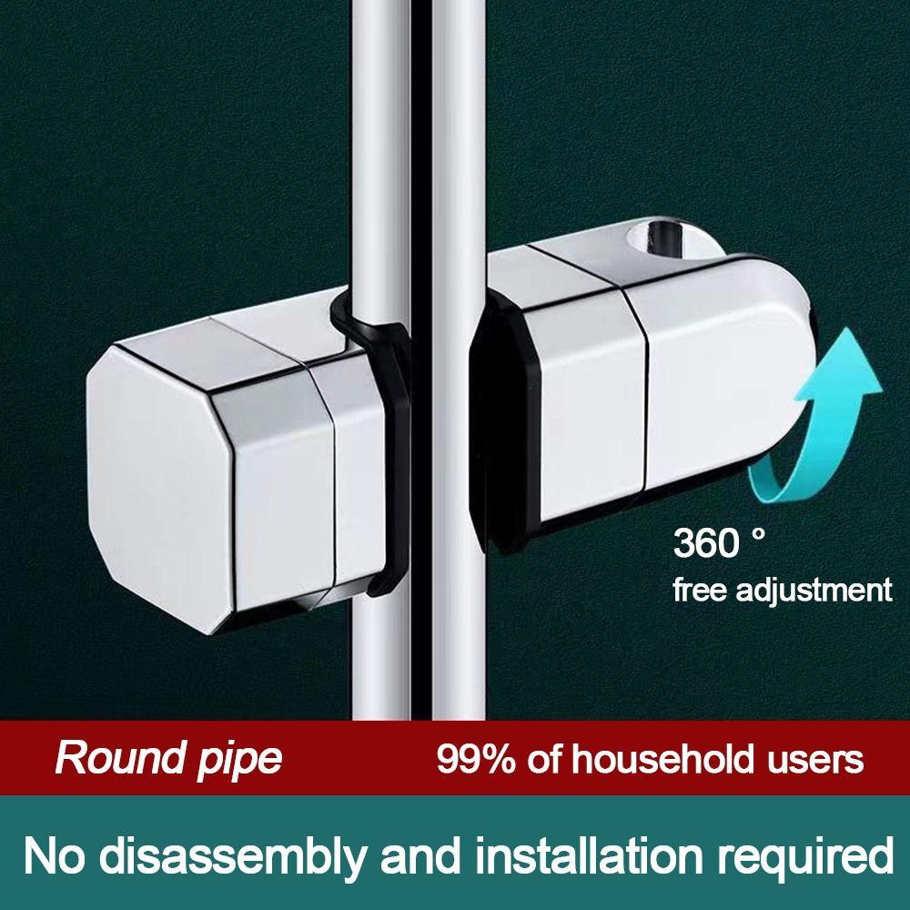 Круглый Квадратный Держатель для Душевой Лейки Вращающийся Кронштейн для Подъемной Штанги Фурнитура Аксессуары для Ванной