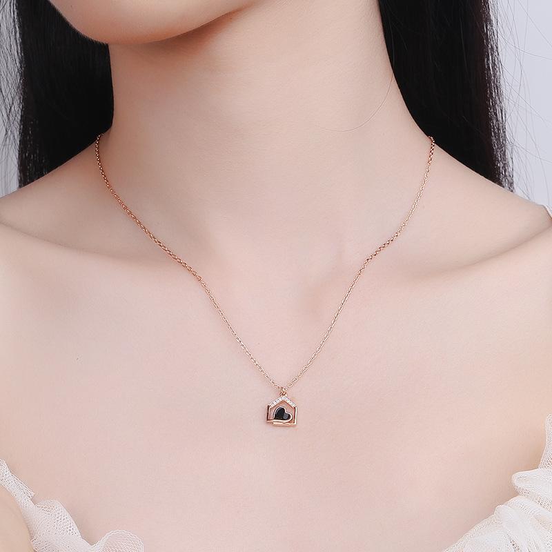 Бриллиантовое ожерелье Heart Hut Mori Neach Design, модная легкая роскошная цепочка на ключицу