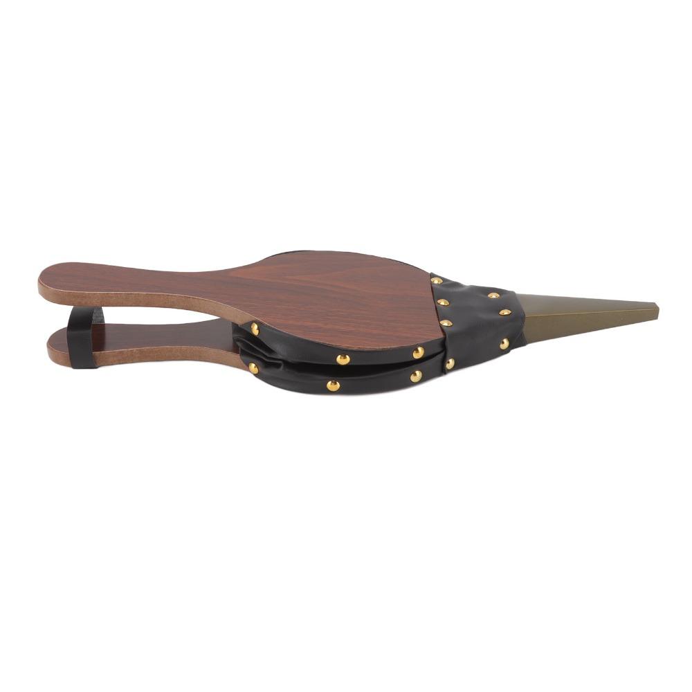 Metal Nozzle Fireplace Bellows MDF Board Campfire Air Blower Wood Stove Blower  Fireplace Bonfire