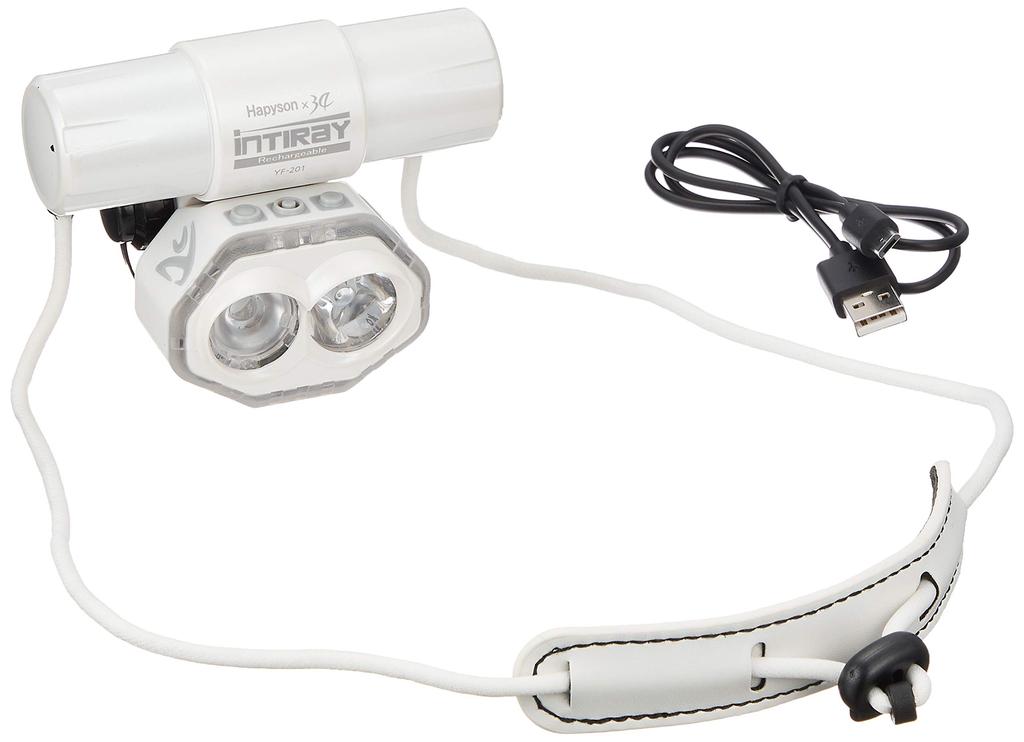 Перезаряжаемый нагрудный фонарь Hapyson, белый YF-201-W