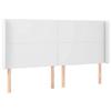 VidaXL LED Headboard Bedroom Furniture Double Bed Accessory Head of Bed Frame Interior White 3123865