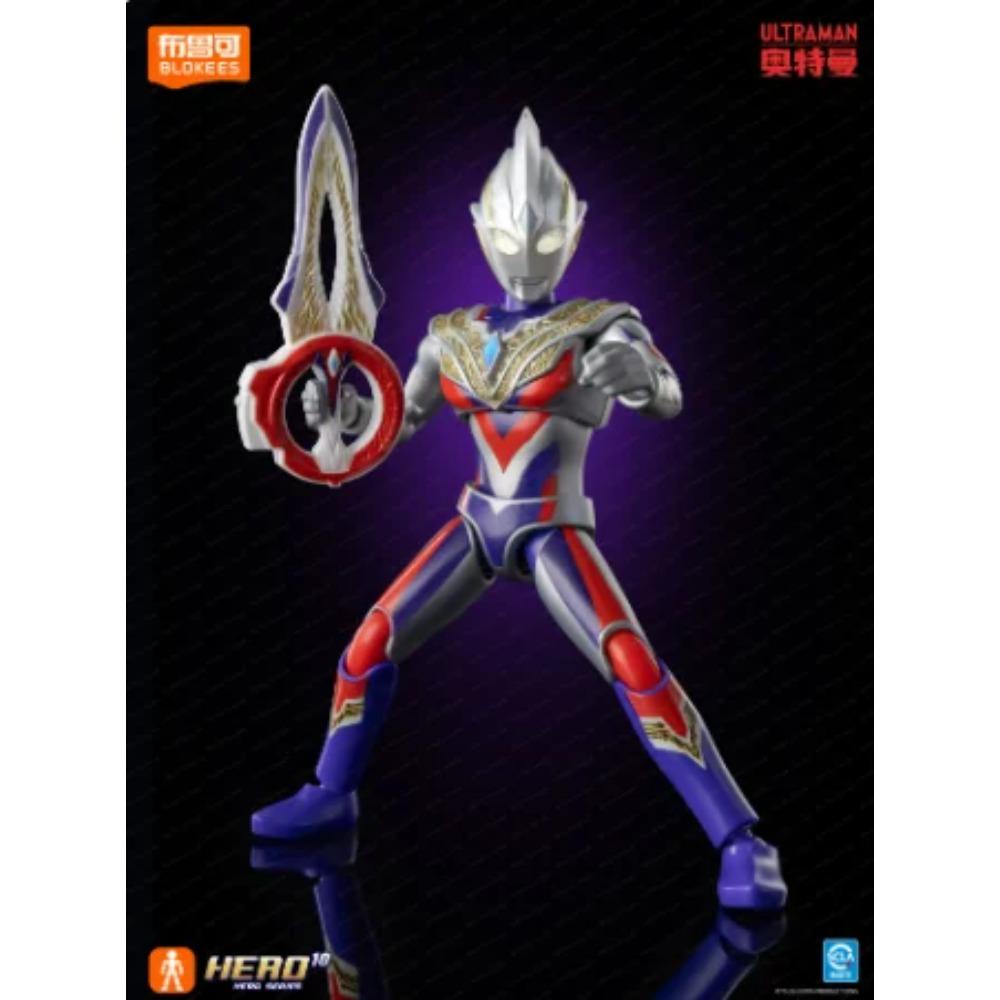 Серия Игровых Фигурок Blokees Ultraman Galaxy Brick S Волна 2 Официальный Аутентичный Набор с Секретными Фигурками 9 Уникальных Коллекционных Игрушек Для Детей