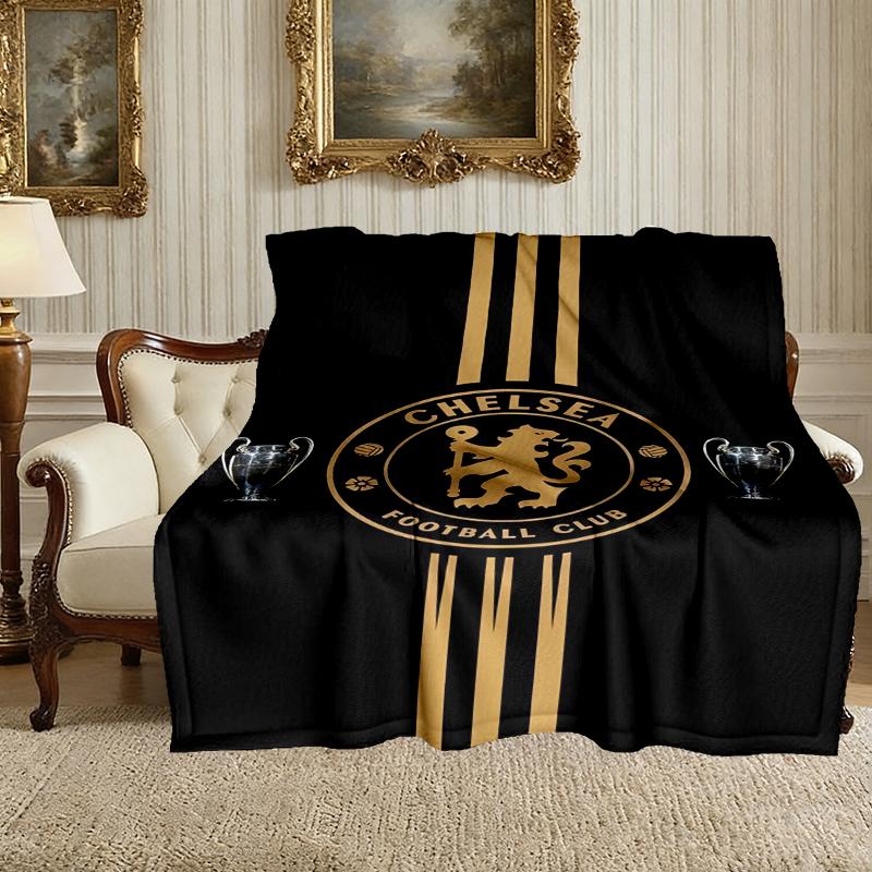 [Chelsea FC Blanket] Soft Throw Blanket for Bed Sofa, Holiday Gift Blanket for Women Men Family Friend