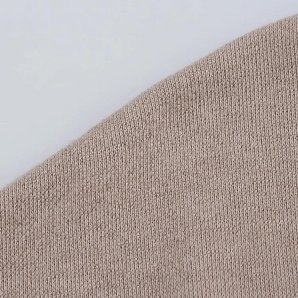 Women's Round Neck Knitted Top + A-Line Skirt Set