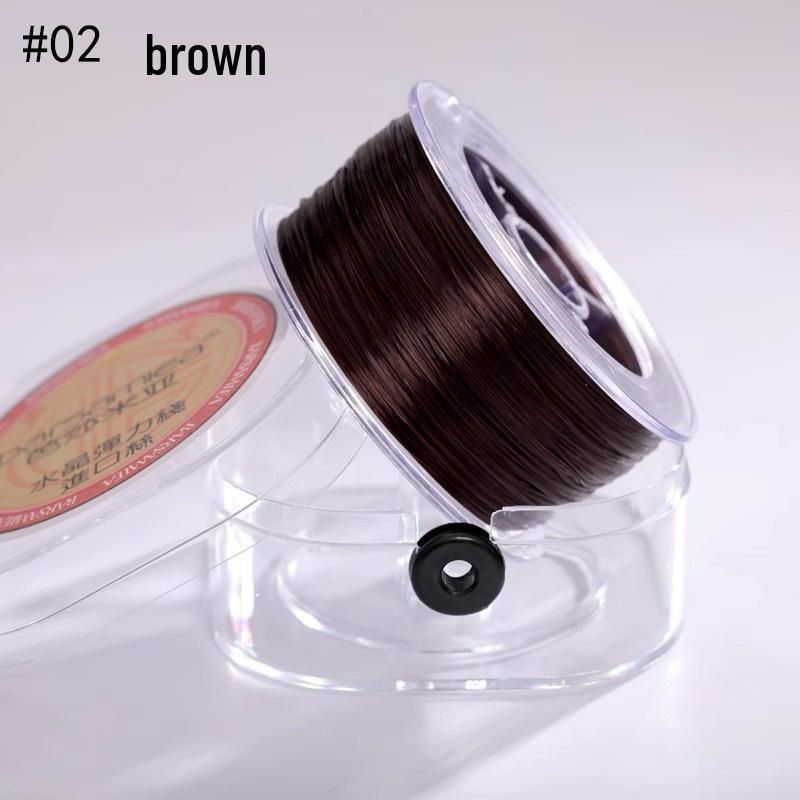 Импортный японский эластичный шнур для браслетов - Прочная резиновая леска для нанизывания хрустальных бусин Вэньвань