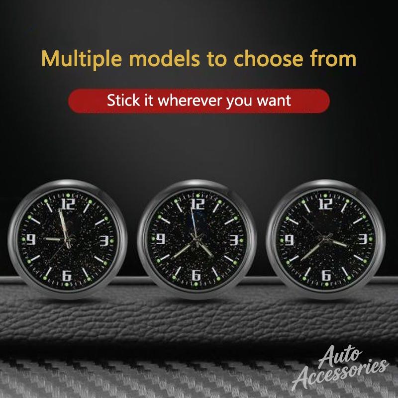 Car Starry Dial Night-light Clock Watch Luminous Dashboard Clock For BMW 1 3 5 7 Series X1 X2 X3 X4 X5 X6 X7 Accessories Sticker yshk28