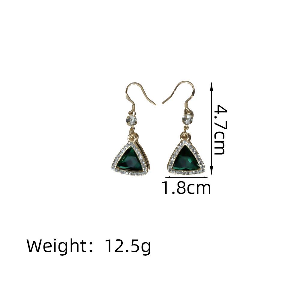 Серьги-лепестки из хрусталя 925 пробы, нишевый дизайн, холодный ветер, универсальный темперамент, серьги-гвоздики, изысканные серьги