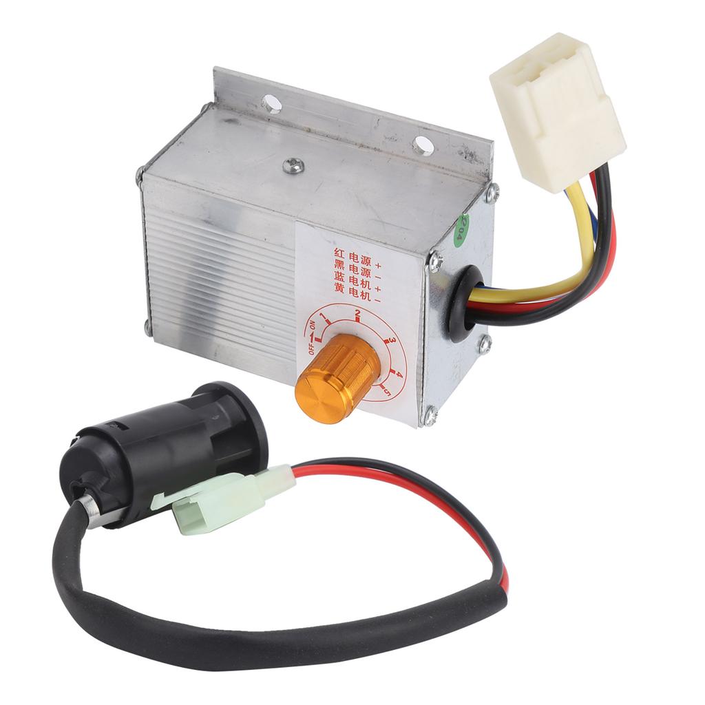 Регулятор скорости 12В 250Вт с комплектом электрозамка для электровелосипеда EBike