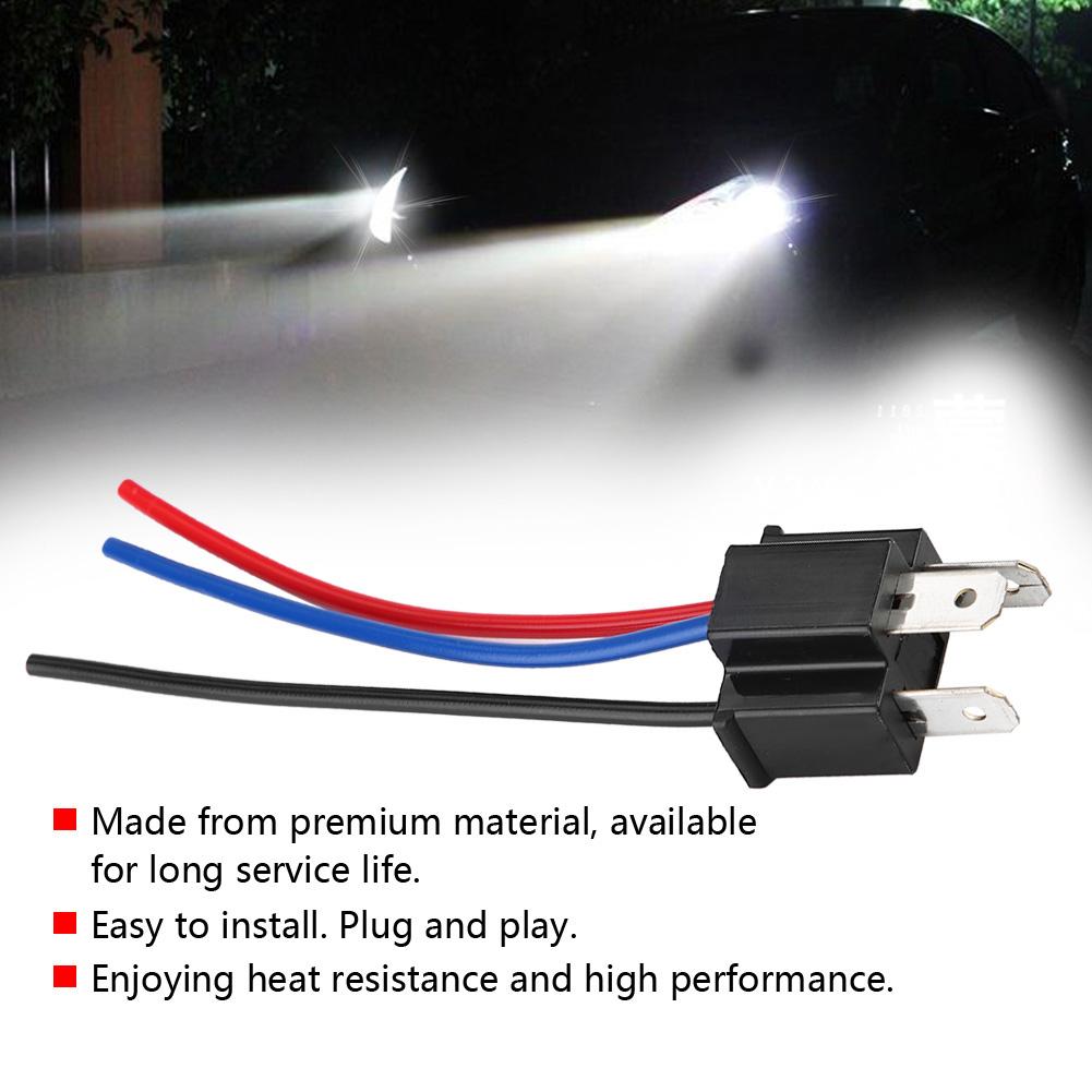 H4 Мужской удлинитель головки разъема штепсельной вилки с жгутом проводов Heavy Duty