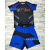 Mens Wrestling Sport Short Sleeve T-Shirt Shorts Set Training Youth Athletic Wear