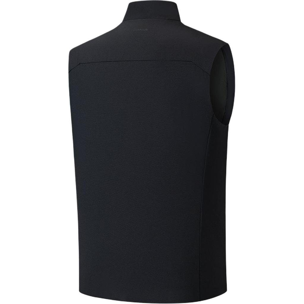 Anta Simple Versatile Stand Collar Zipper Casual Comfortable Vest Men Vest 152540804-3