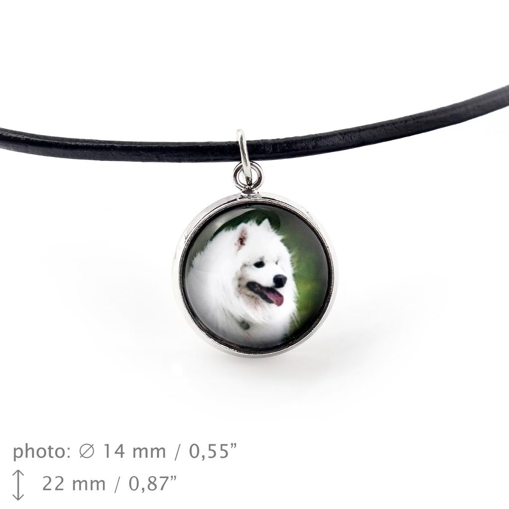 Samoyed, Bjelkier, Samoiedskaya Sobaka – Necklace pendant with your photo, handmade | Art-Dog