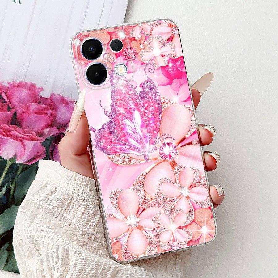 Coque For OPPO K13 5G Phone Case Cute Cartoons Butterfly Shell Soft Silicone Funda For OPPOK12s K 12s Back Cover K 13 Cases