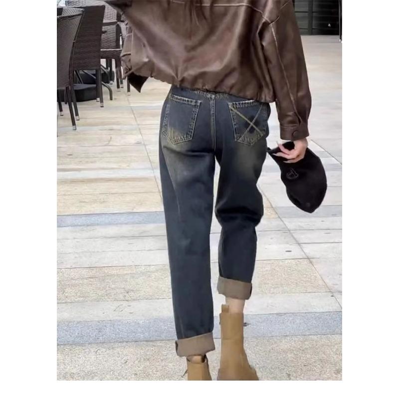 Джинсы Harlan из эластичного флиса больших размеров для женщин зимой