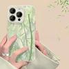 Подходит для Apple 15 Чехол для мобильного телефона Iphone14pro Smudge Bamboo 13 Высококачественная пряжа Feather Yarn 12 National Style 7/8plus