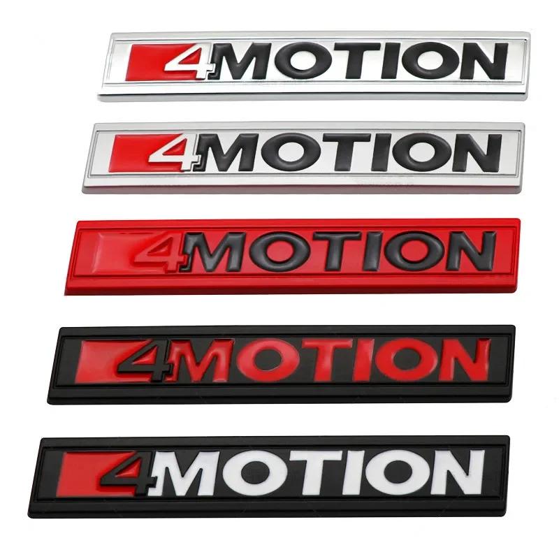 3D Metal 4MOTION Logo Car Rear Trunk Badge Emblem Sticker Decals For VW 4 Motion Tiguan Passat B8 Polo Golf 6 7LP8