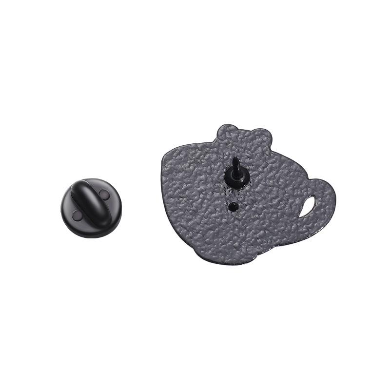 Cute Teacup Animal Enamel Pins - Kawaii Capybara Frog Duck Ghost Cat Brooches Lapel Badges for Backpacks Jackets Jewelry Gifts