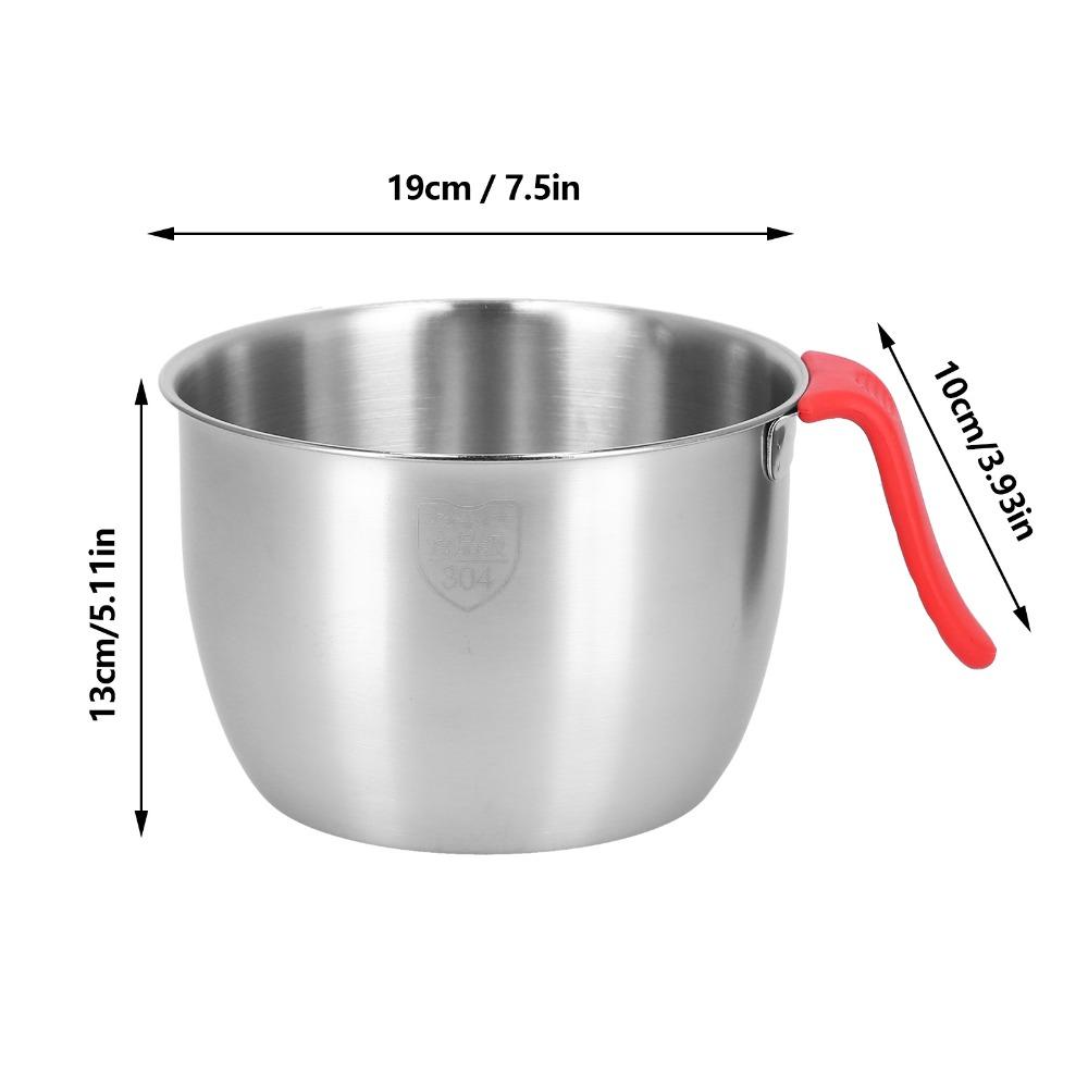 Anti-splash Serving Bowl Rustless Steel Food Mix Tub Dishwasher Mixing Bowl Cake Stirring Making