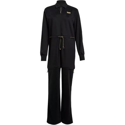 Оригинальный логотип Polo Neck Long Sleeve High Talya Свободный широкий комбинезон для женщин, черный GN4228