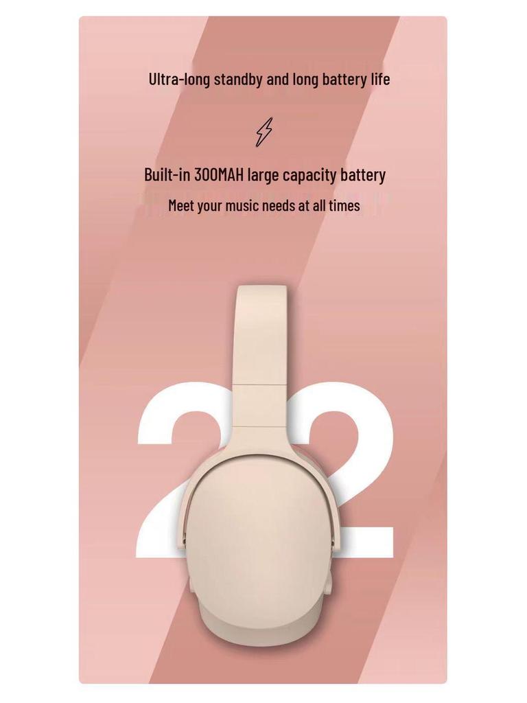 High-Quality Over-Ear Wireless Bluetooth Headphones with Type-C – New Model, Full Ear Cup Design