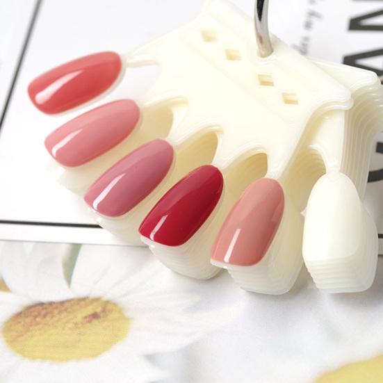 10 шт./50 шт., веерообразные карточки для демонстрации ногтей, практика ABS, корона, советы по дизайну ногтей, практика отображения