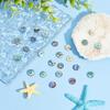 Natural Paua Shell/Abalone Shell Beads Disc/Flat Round Heishi Beads Colorful 10x1mm Hole: 1mm about 40pcs/box